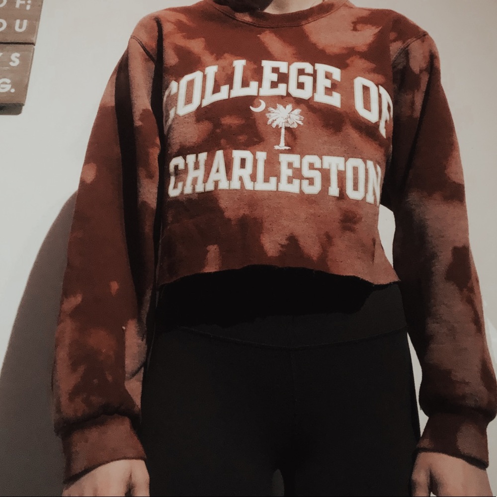 College of Charleston cropped sweatshirt